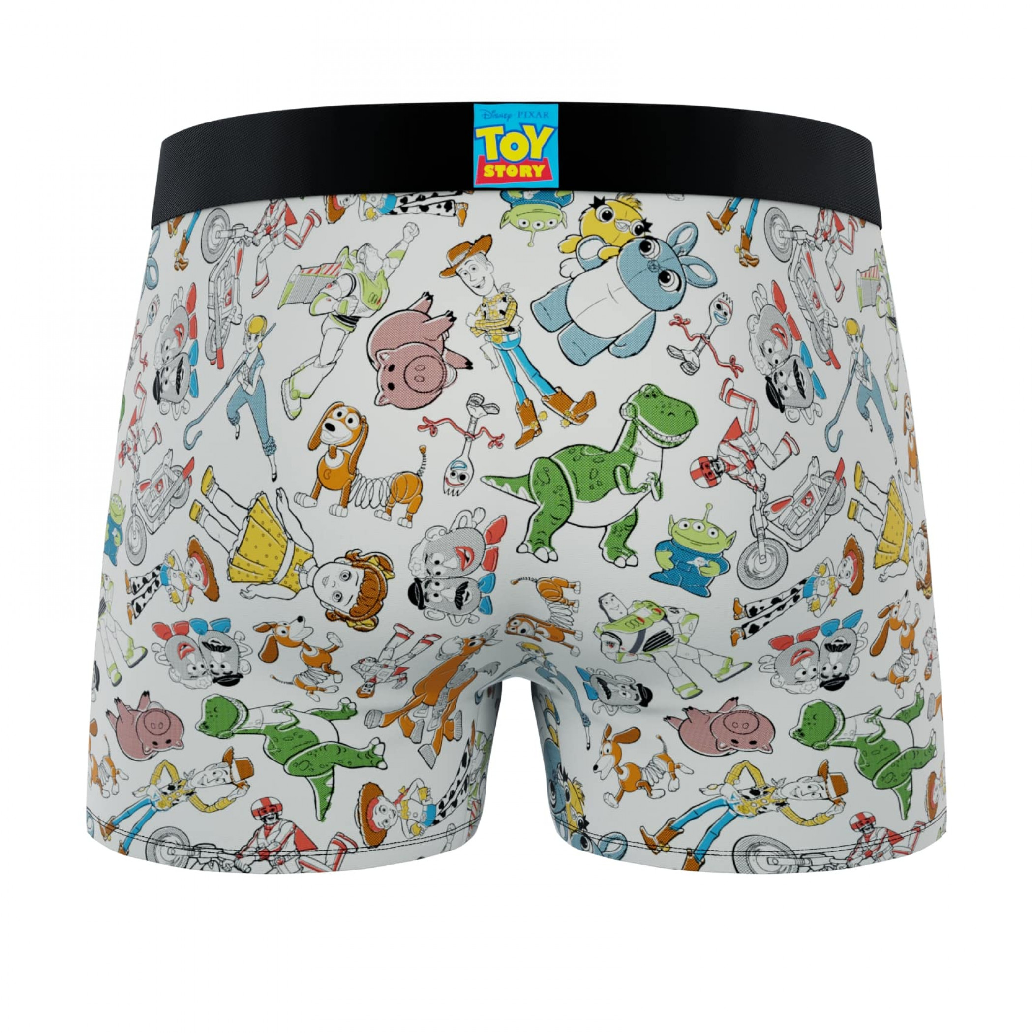 Crazy Boxer Toy Story Sketches Men's Boxer Briefs